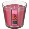 BOUGIE PARFUMEE VERRE GM 500G FRAMBOISE