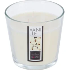 BOUGIE PARFUMEE VERRE GM 500G VANILLE