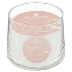 BOUGIE PARFUMEE VERRE IZOR FLEUR DE COTON 300G
