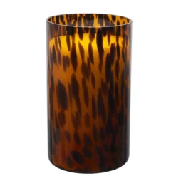 BOUGIE PARFUMEE VERRE MOUCHETE H.21CM