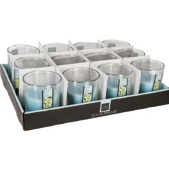 BOUGIE PARFUMEE VERRE NINA FLEUR DE TIARE 90G