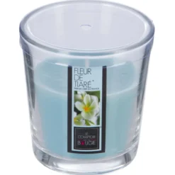 BOUGIE PARFUMEE VERRE NINA FLEUR DE TIARE 90G