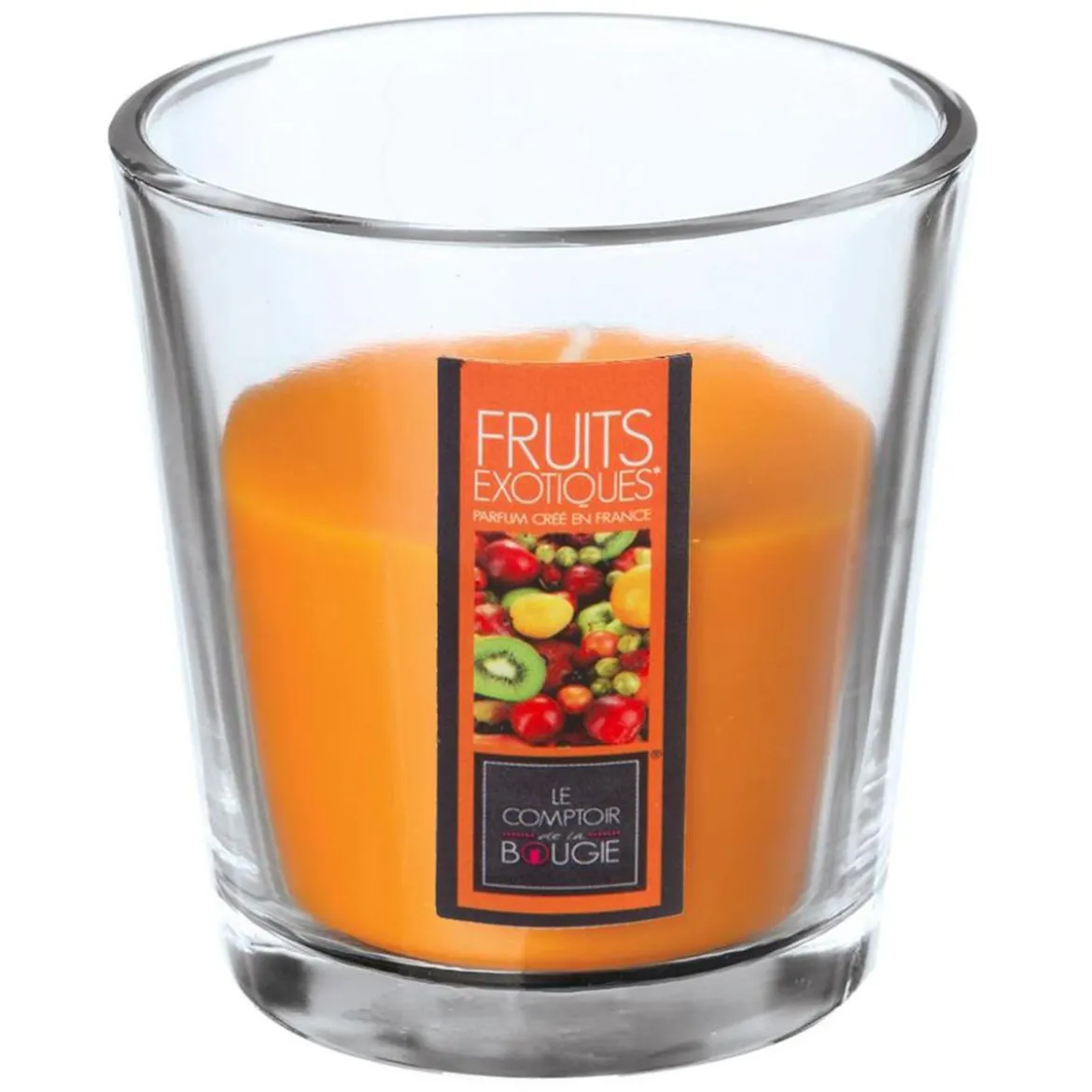 BOUGIE PARFUMEE VERRE NINA FRUITS EXOTIQUES 90G