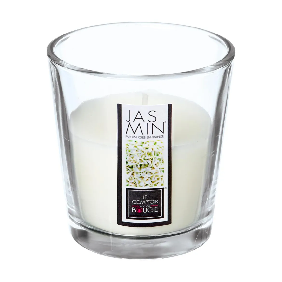 BOUGIE PARFUMEE VERRE NINA JASMIN 90G