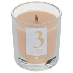 BOUGIE PARFUMEE VERRE NUMIA AMBRE 180G