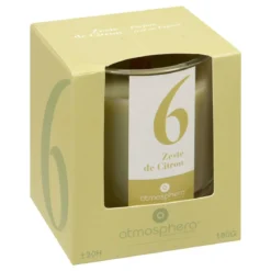 BOUGIE PARFUMEE VERRE NUMIA CITRON 180G