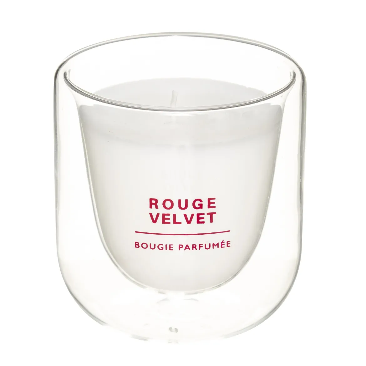 BOUGIE PARFUMEE VERRE ROUGE ILAN 130G