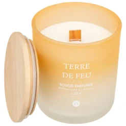 BOUGIE PARFUMEE VERRE SANA TERRE FEU 255G