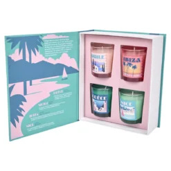 BOUGIE PARFUMEE X4 COFFRET VOYAGE