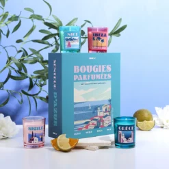 BOUGIE PARFUMEE X4 COFFRET VOYAGE