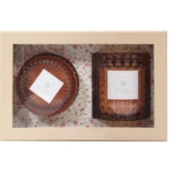 BOUGIE PARFUMEE X2 PIECES COFFRET JARDIN