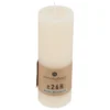 BOUGIE RONDE DEMI IVOIRE 5X14CM