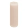 BOUGIE RONDE DEMI TAUPE D.5X14CM
