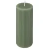 BOUGIE RONDE DEMI VERT 5X14CM