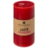 BOUGIE RONDE HUGO ROUGE 7X13CM