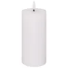 BOUGIE RONDE LED MOLIA BLANC 7X18CM