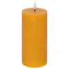 BOUGIE RONDE LED MOLIA JAUNE 7X18CM