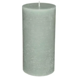 BOUGIE RONDE RUSTIC EUCALYPTUS 6.8X14CM