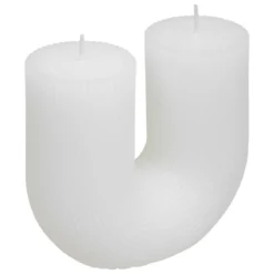 BOUGIE U DEMI BLANC
