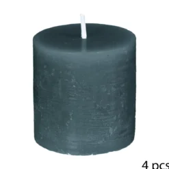 BOUGIE VOTIVE OLIA BLEU CANARD D.4.5CM X4 PIECES