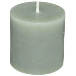 BOUGIE VOTIVE OLIA VERT EUCALYPTUS D.4.5CM X4 PIECES