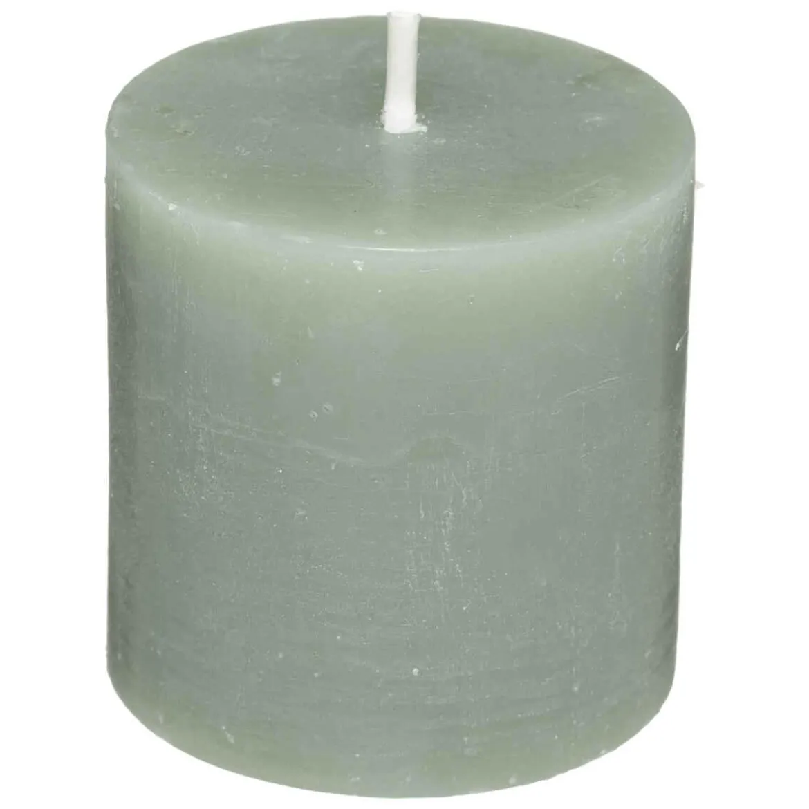 BOUGIE VOTIVE OLIA VERT EUCALYPTUS D.4.5CM X4 PIECES