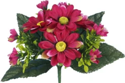 BOUQUET BUISSON MARGUERITES H22CM