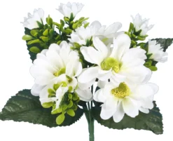 BOUQUET BUISSON MARGUERITES H22CM