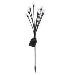 BOUQUET LUCIOLE SOLAIRE H 68CM 10 LED BLANC CHAUD