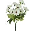 BOUQUET 18 MARGUERITES H30CM 4 COULEURS