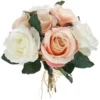 BOUQUET 7 ROSES VIEILLIES H.30CM