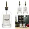 BOUTEILLE HUILE VINAIGRE ETIQUETTE BISTROT 50CL