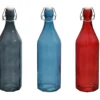 BOUTEILLE POLYGONE VERRE COULEUR 1L