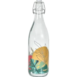 BOUTEILLE VERRE CLAPET PARADIS EXOTIQUE 1L