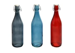 BOUTEILLE VERRE COLOREE 1L
