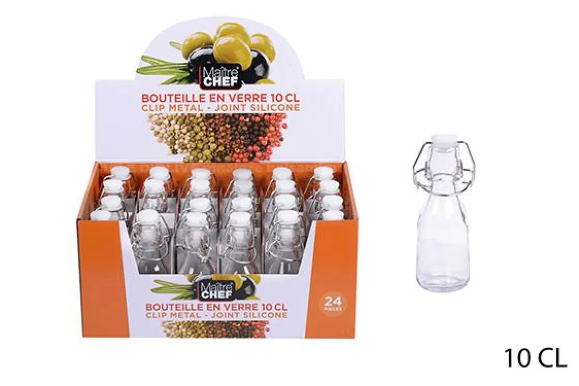 BOUTEILLE VERRE TRANSPARENT 100ML