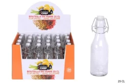 BOUTEILLE VERRE TRANSPARENT 250ML