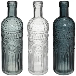 BOUTEILLE X3 PIECES FOLK H.24.5CM