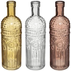 BOUTEILLE X3 PIECES FOLK H.24.5CM