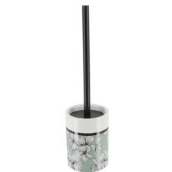 BROSSE DOLOMITE TIGE INOX NOIR IMPRIME ECRIN VERT