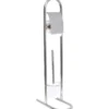 BROSSE ET DEROULEUR PAPIER WC ACIER INOXYDABLE PROMO   CHROM
