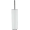 BROSSE WC ACIER INOXYDABLE BLANC