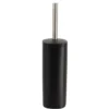 BROSSE WC CARRE METAL NOIR