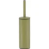 BROSSE WC CARREE METAL VERT OLIVE