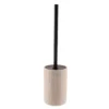 BROSSE WC EN POLYRESINE EFFET FEUILLE NATUREL