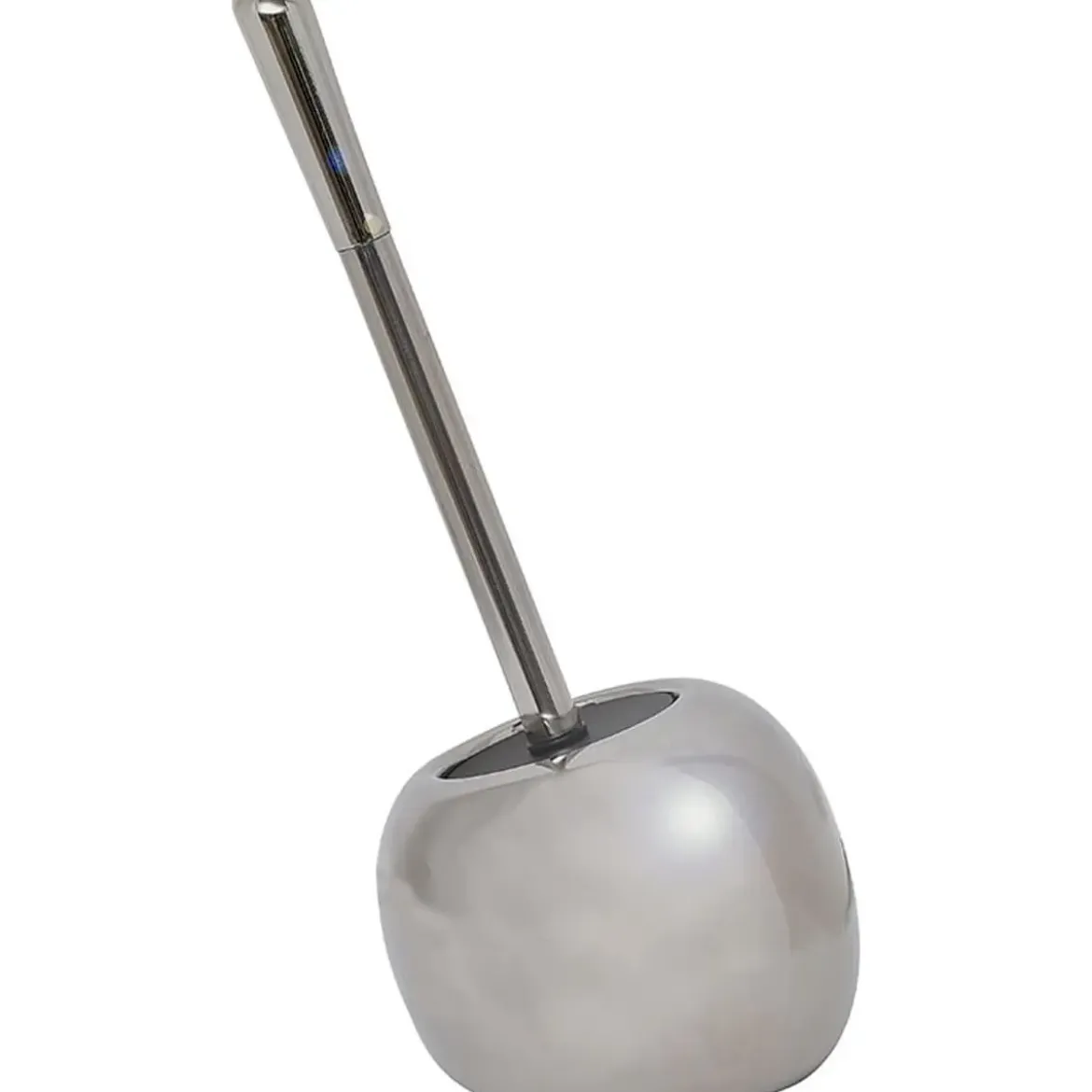 BROSSE WC GRES FORME GALET CHROME