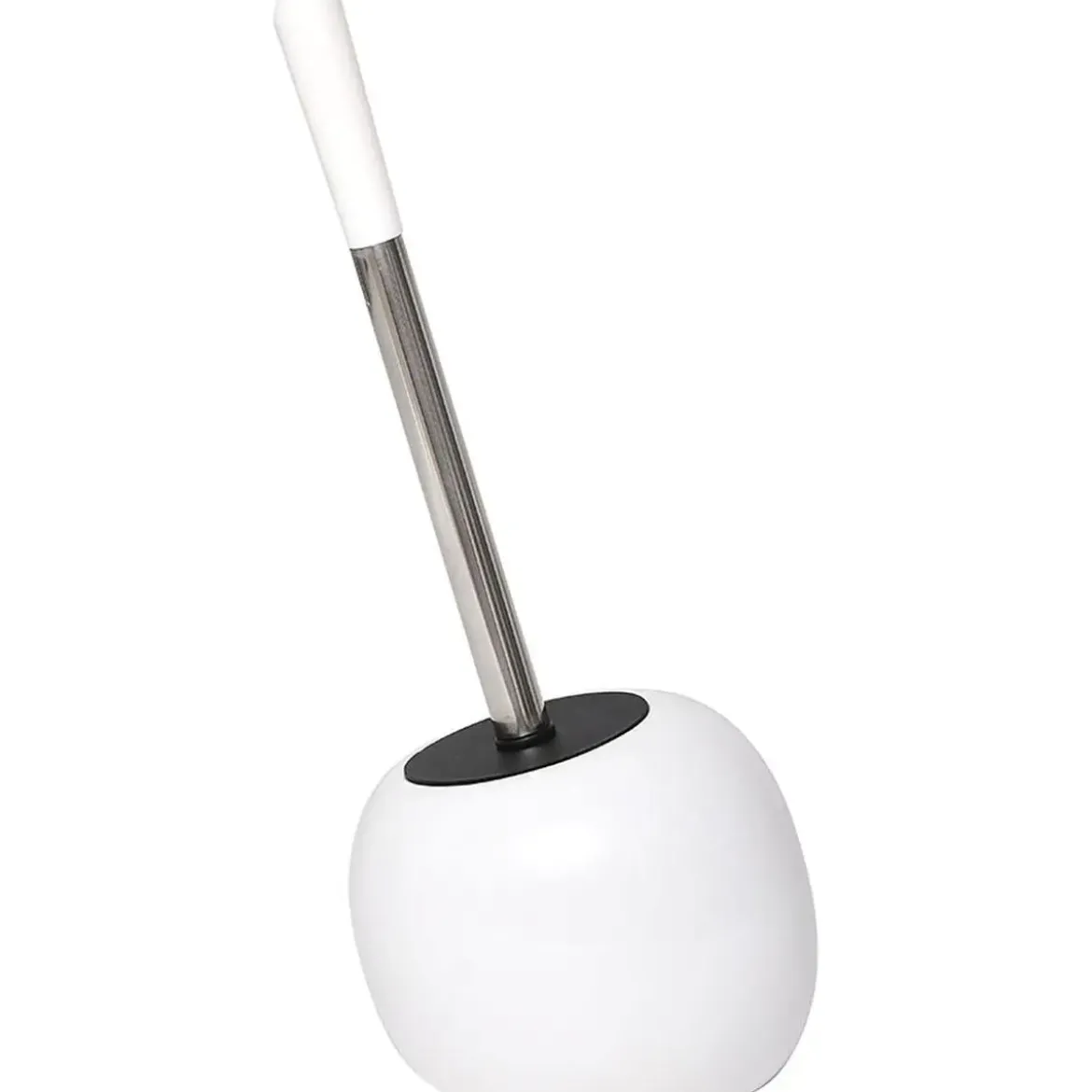 BROSSE WC GRES FORME GALET BLANC
