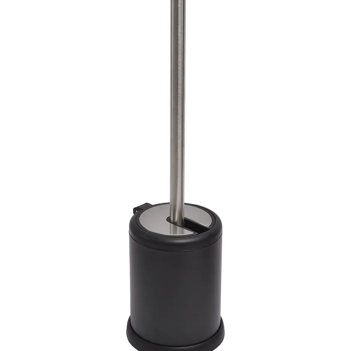 BROSSE WC METAL COUVERCLE RABATTABLE NOIR MAT