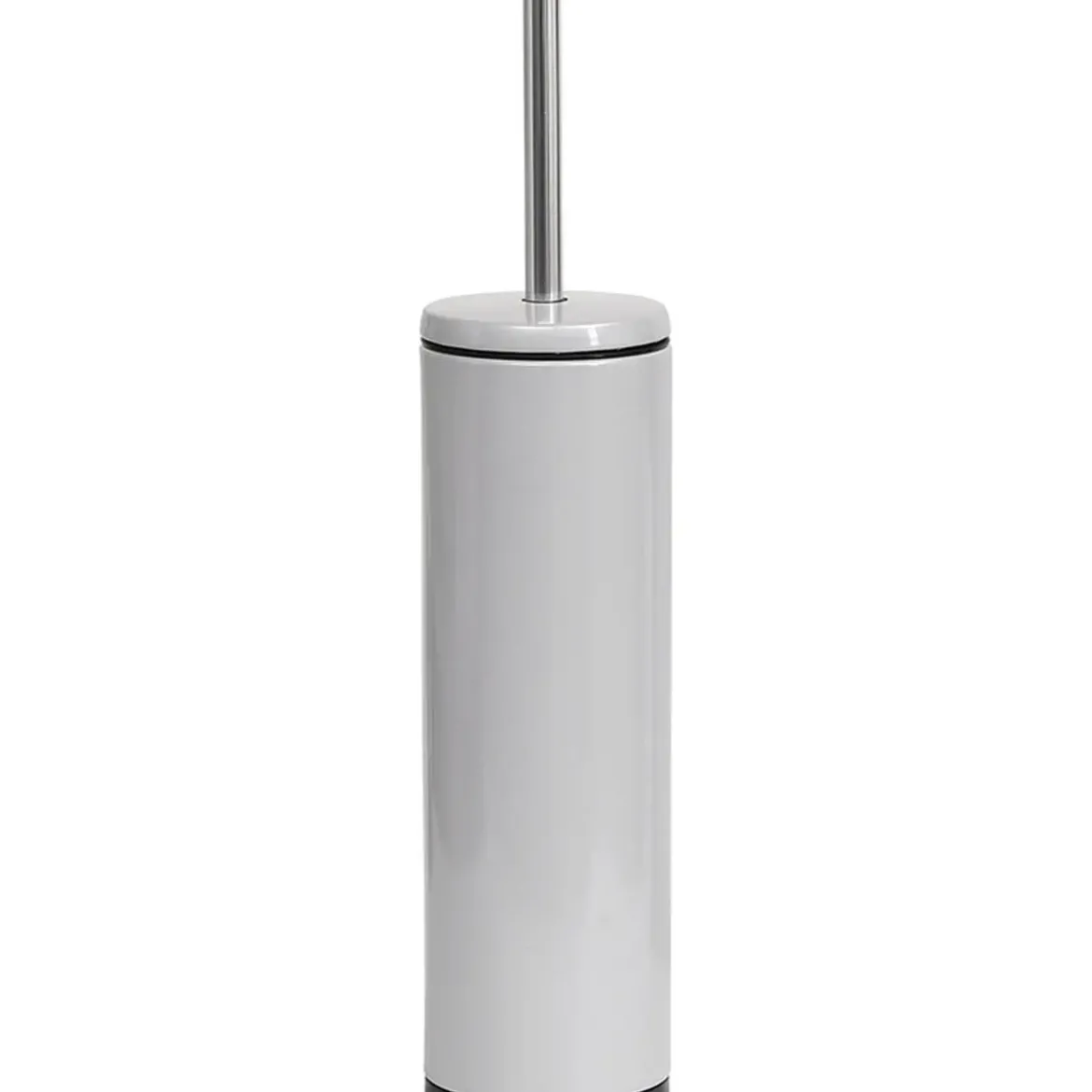 BROSSE WC METAL GRIS