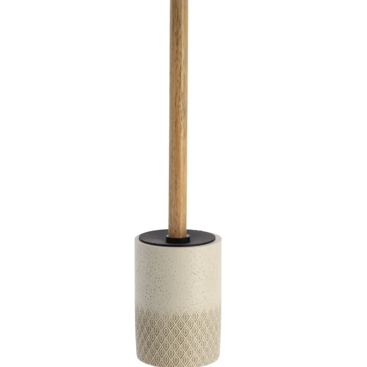 BROSSE WC POLYRESINE GRAVE NATUREL ACACIA